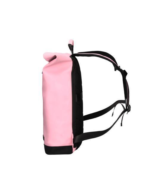 Cartera antartik mochila water proof enrollable diseño casual color rosa 480x130x280 mm