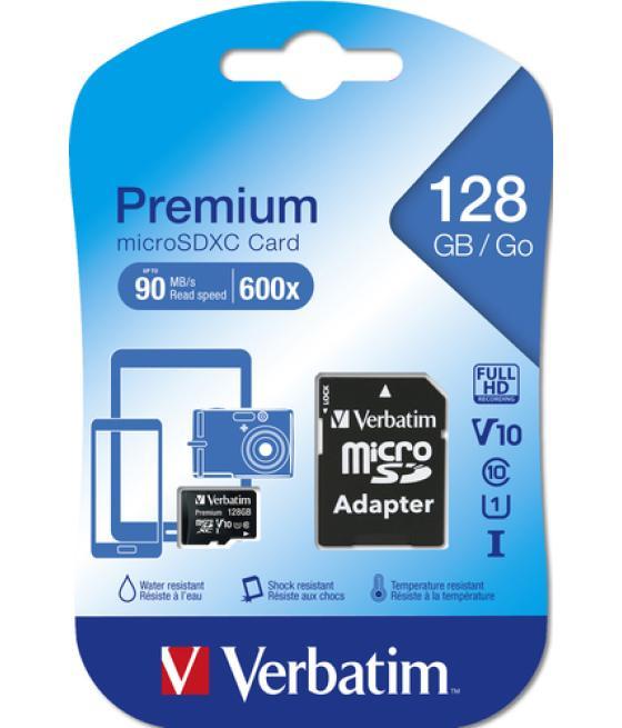 Verbatim Premium memoria flash 128 GB MicroSDXC UHS-I Clase 10