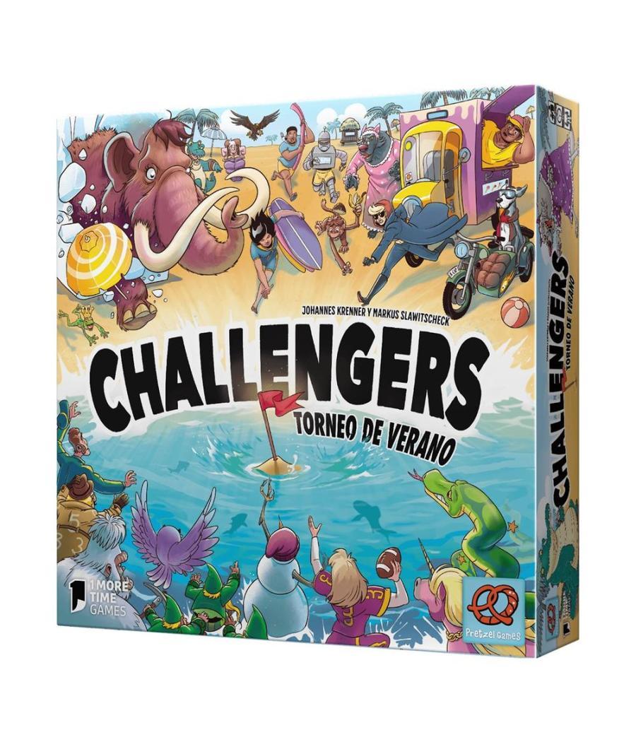 Juego de mesa challengers! torneo de verano edad recomendada 8 años