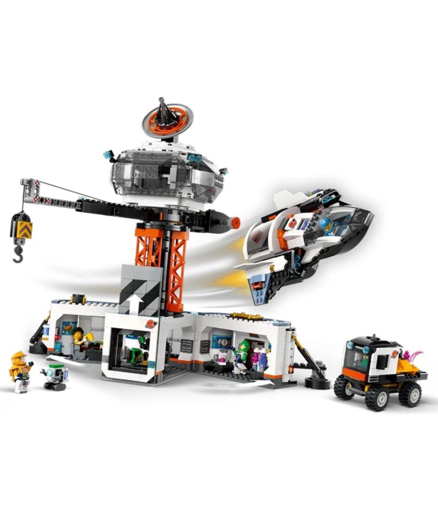 Lego city base espacial y plataforma de lanzamiento
