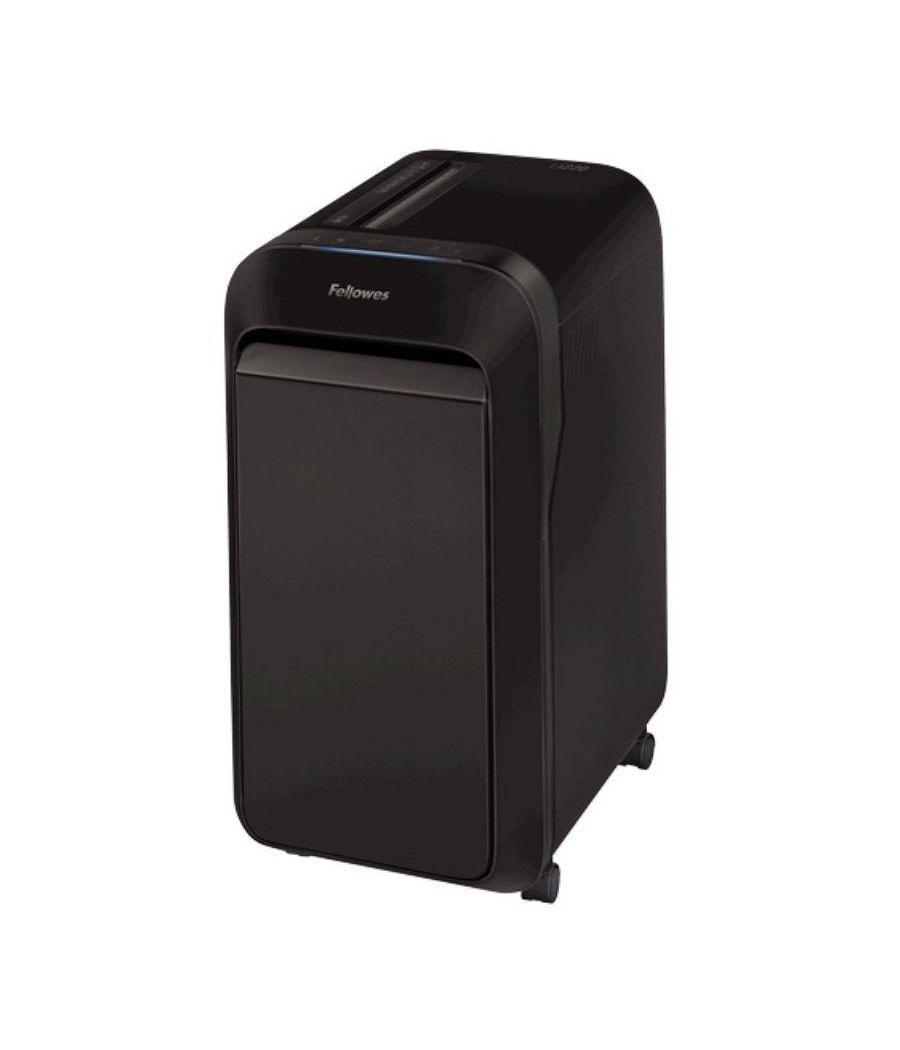 Destructora Fellowes LX220/ Minicorte de 4 x 12mm/ Negra - Imagen 1