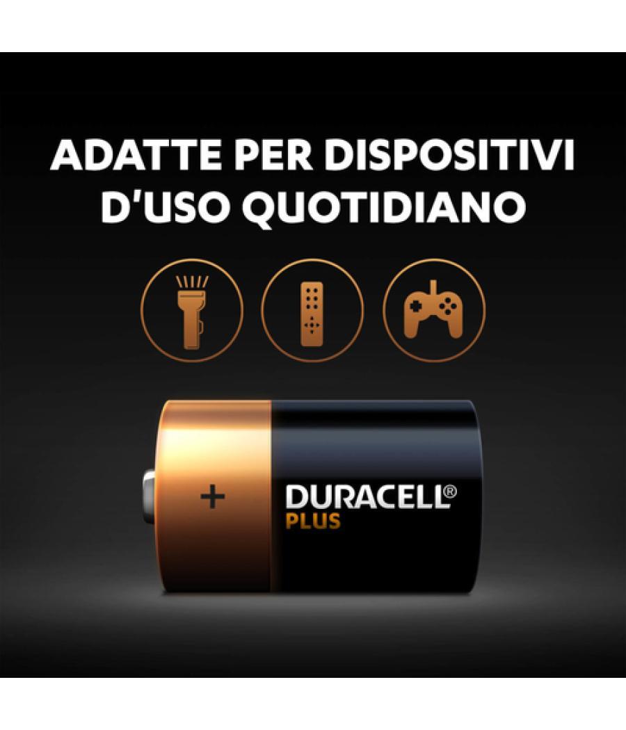 Duracell Plus Batería de un solo uso D Alcalino