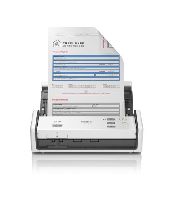 Brother ADS-1300 Escáner con alimentador automático de documentos (ADF) 1200 x 1200 DPI A4 Blanco