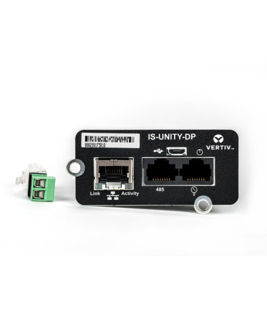 Vertiv Liebert IS-UNITY-DP adaptador y tarjeta de red Interno Ethernet 100 Mbit/s