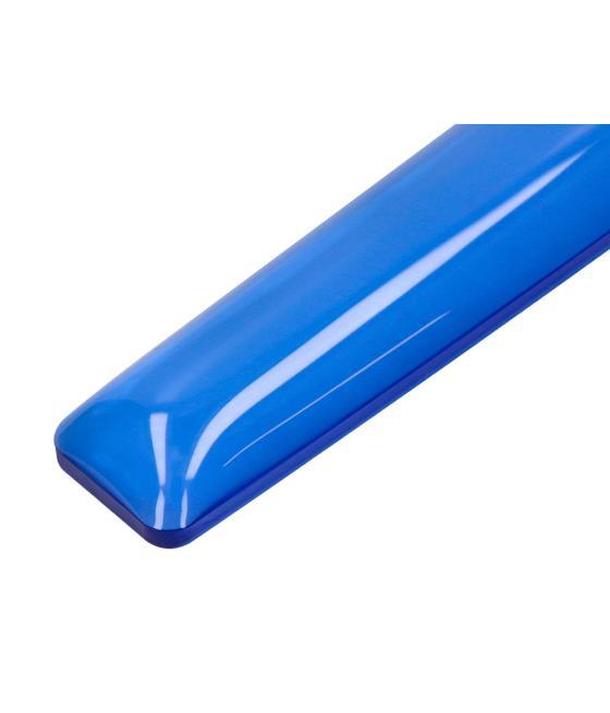 Reposamuñecas q-connect de gel para teclado color azul 525x58x17 mm