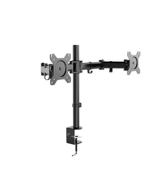 Soporte nox para monitor lite stand 13\"/27\" dual vesa altura máxima 600 mm hasta 8 kg color negro