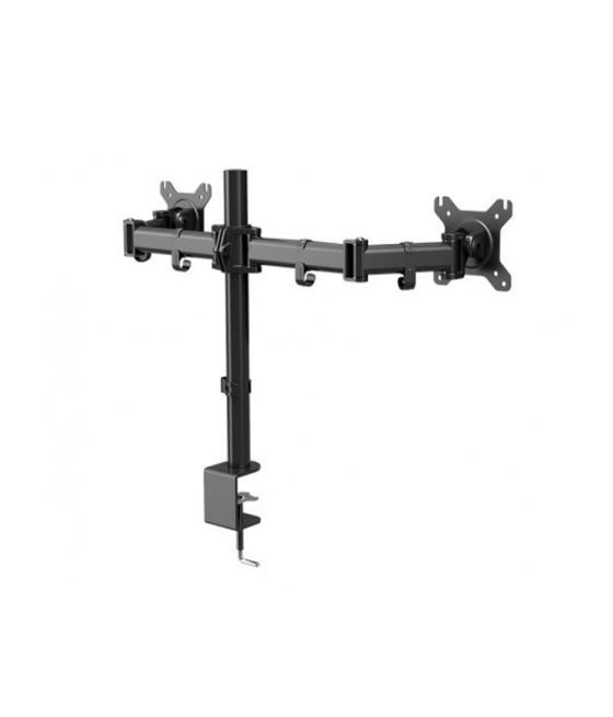 Soporte nox para monitor lite stand 13\"/27\" dual vesa altura máxima 600 mm hasta 8 kg color negro