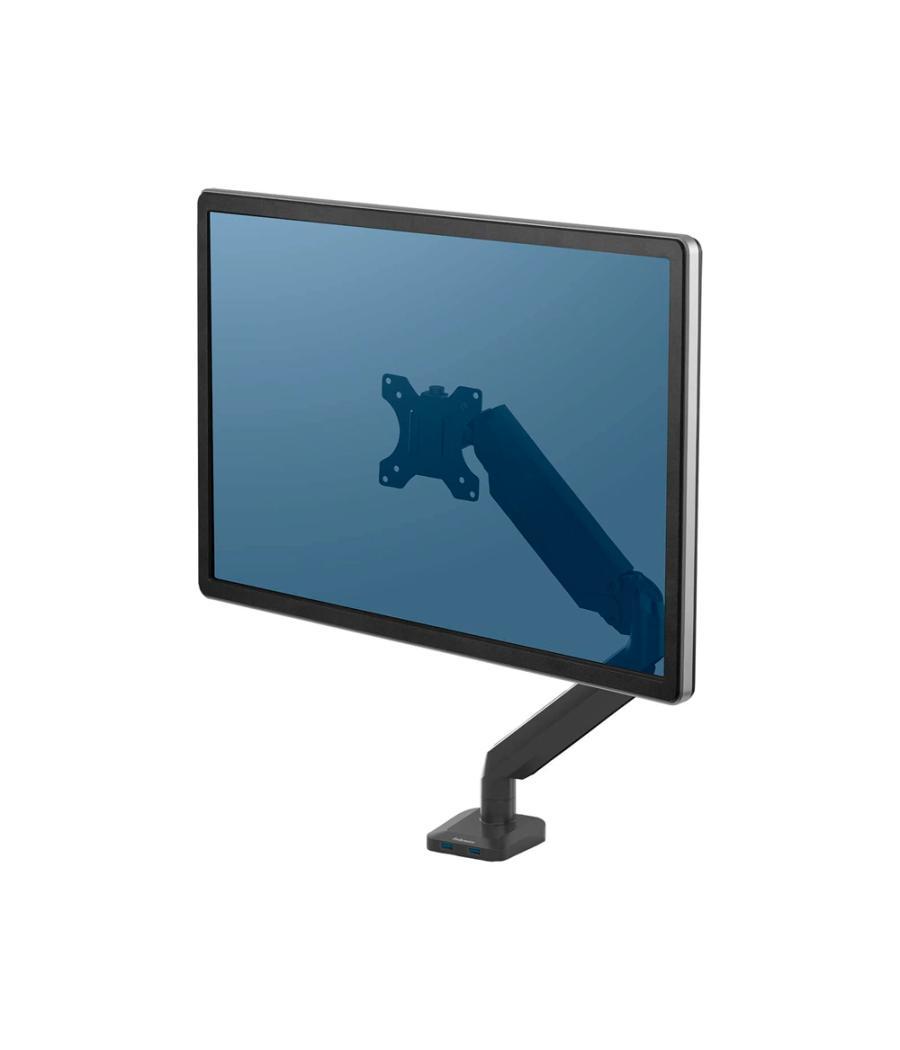 Brazo para monitor fellowes serie platinum 1 pantalla ajustable altura normativa vesa hasta 8 kg negro
