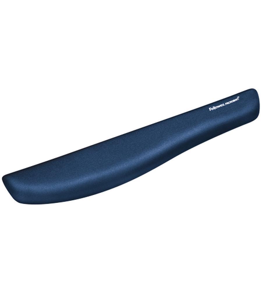 Reposamuñecas fellowes para teclado foam fusion plush touch azul 25x460x81 mm