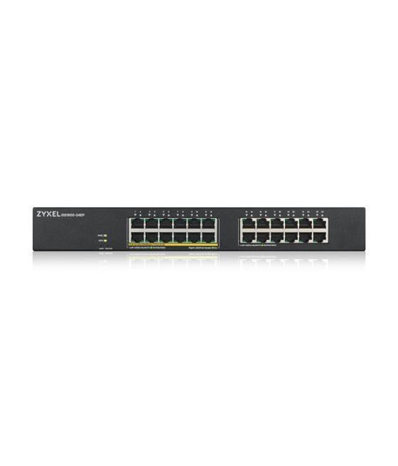 Zyxel GS1900-24EP Gestionado L2 Gigabit Ethernet (10/100/1000) Energía sobre Ethernet (PoE) Negro