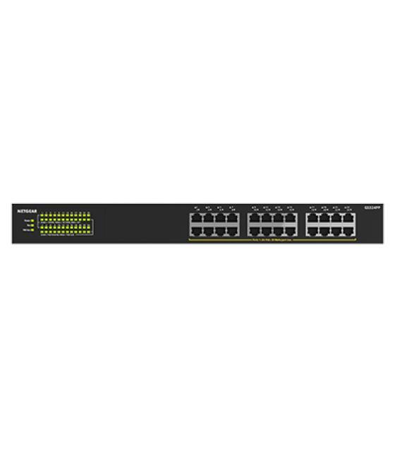 Netgear GS324PP No administrado Gigabit Ethernet (10/100/1000) Energía sobre Ethernet (PoE) Negro