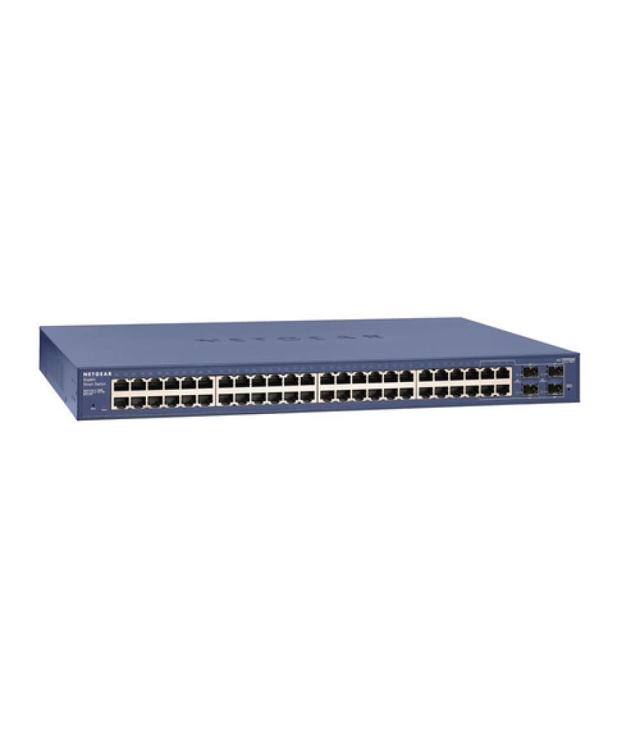 NETGEAR GS748T Gestionado L2+ Gigabit Ethernet (10/100/1000) Azul