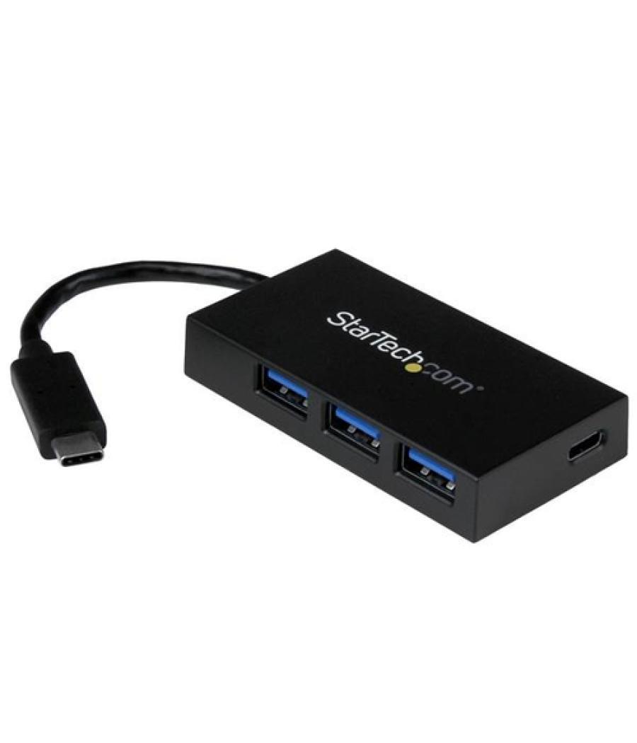 StarTech.com Concentrador USB 3.0 de 4 Puertos - USB-C a 1x USB-C y 3x USB-A