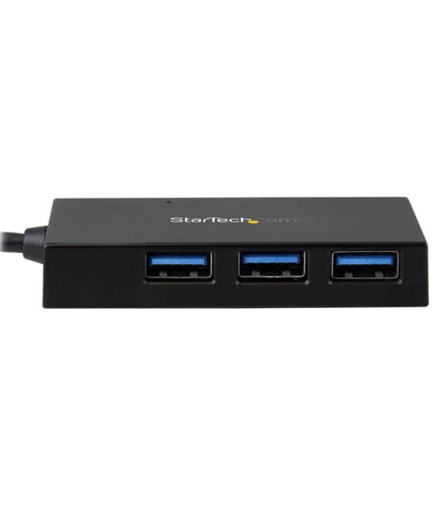 StarTech.com Concentrador USB 3.0 de 4 Puertos - USB-C a 1x USB-C y 3x USB-A