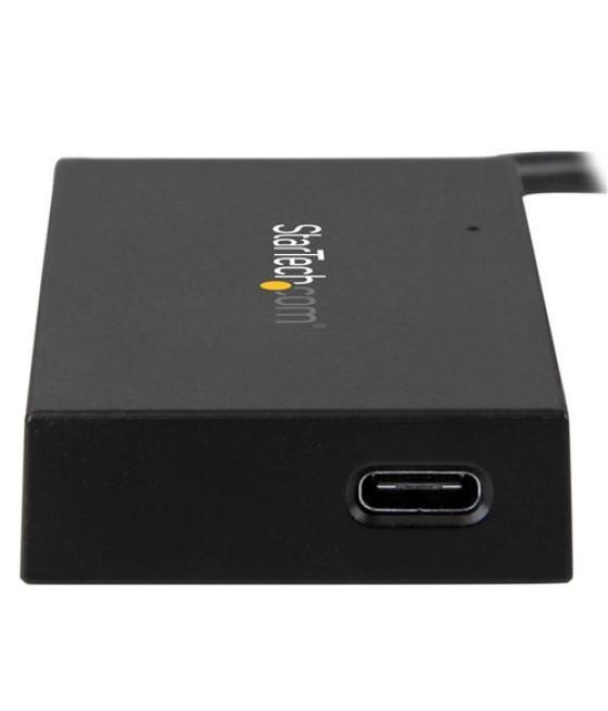 StarTech.com Concentrador USB 3.0 de 4 Puertos - USB-C a 1x USB-C y 3x USB-A