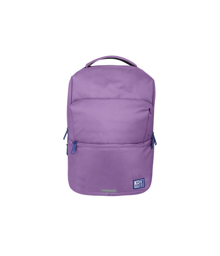 Mochila oxford b-ready color lila 420x300x150 mm