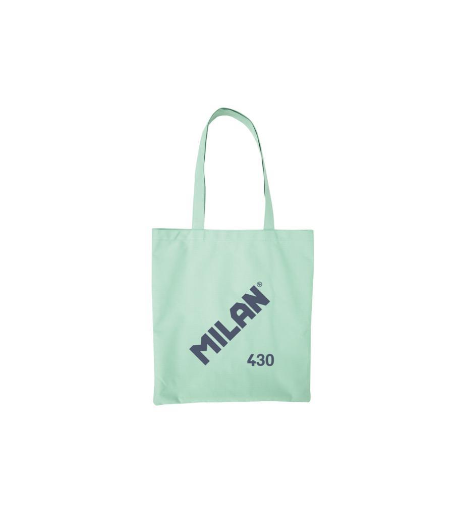 Bolsa con asas milan tote bag serie 1918 color verde 380x410 mm