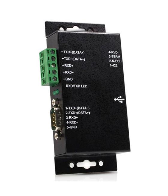 StarTech.com Adaptador USB a Serie Serial RS422 485 un Puerto DB9 o Bloque de Conexión con Aislamiento