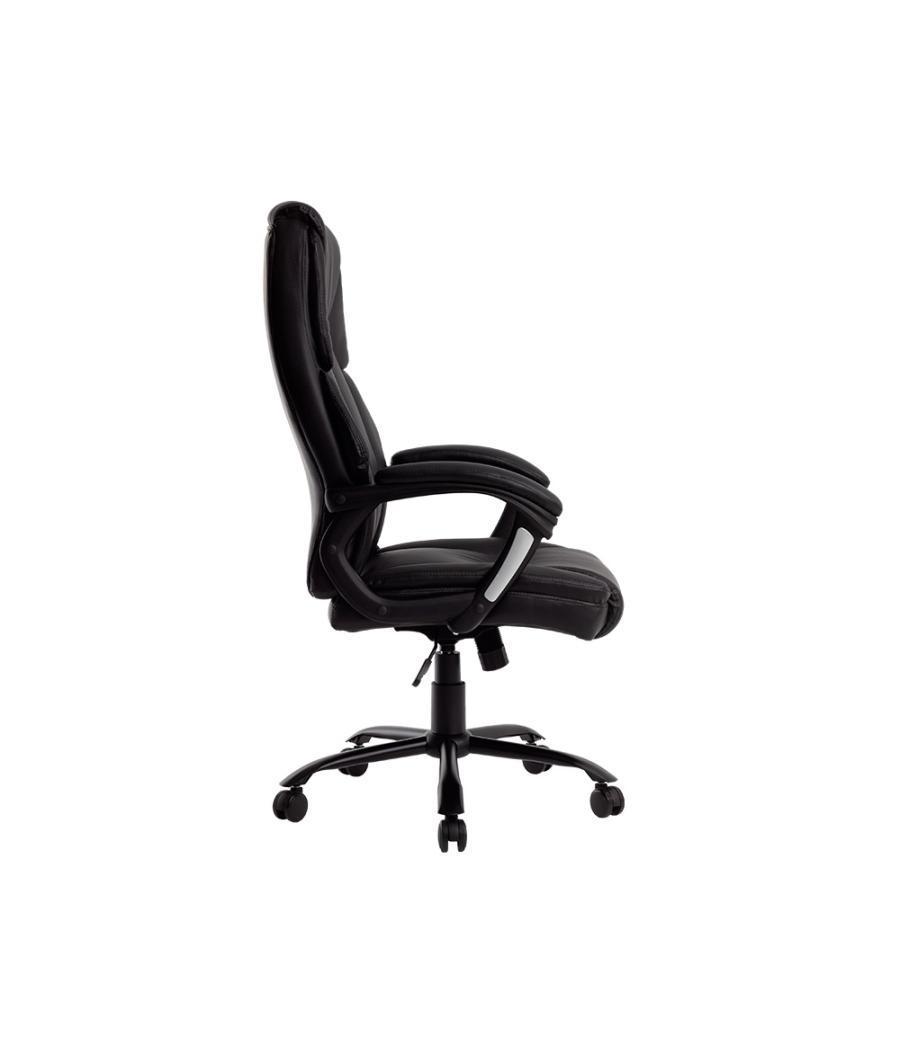 Silla q-connect dirección bolz ano simil piel base metálica alt max 1260 anc 650 prof 730 mm ruedas premium color negro