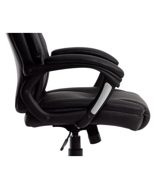 Silla q-connect dirección bolz ano simil piel base metálica alt max 1260 anc 650 prof 730 mm ruedas premium color negro