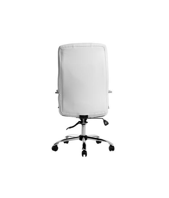 Silla q-connect dirección piav e simil piel base metálica alt max 1250 anc 610 prof 700 mm ruedas premium color blanco