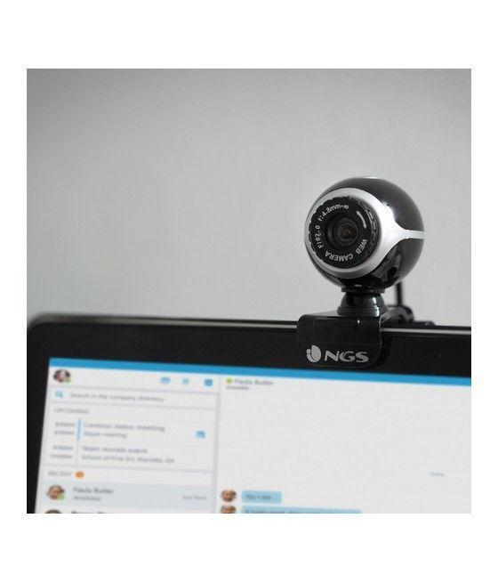 NGS Xpresscam300 cámara web 8 MP 1920 x 1080 Pixeles USB 2.0 Negro, Plata - Imagen 6