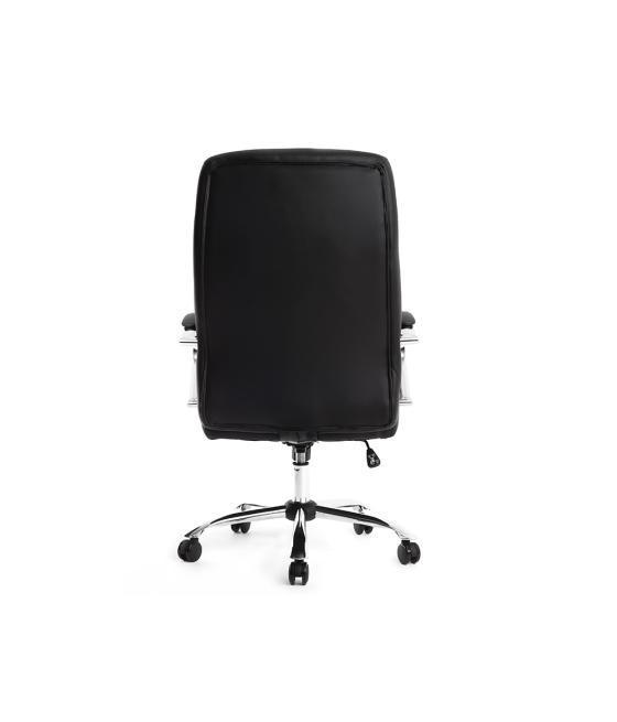 Silla q-connect dirección vero na simil piel base metálica alt max 1210 anc 650 prof 730 mm ruedas premium color negro