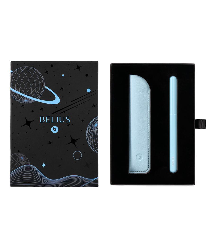 Roller y funda de similpiel belius space b color minimalista azul tinta azul caja de diseño