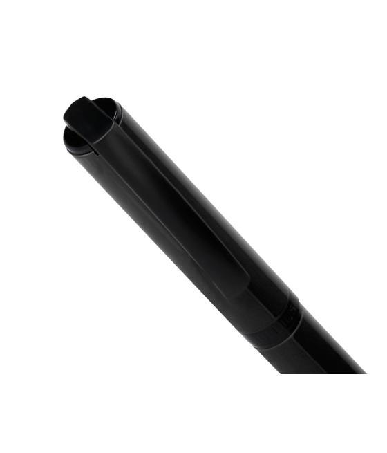 Bolígrafo belius turbo aluminio color negro tinta azul caja de diseño