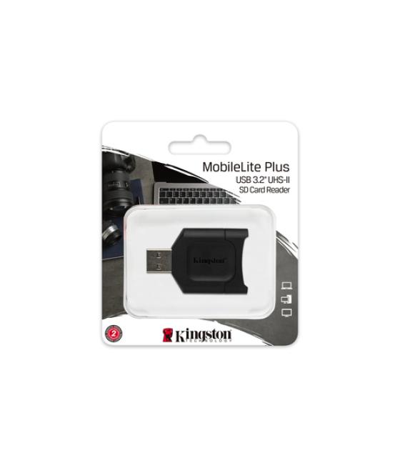 Kingston Technology MobileLite Plus lector de tarjeta USB 3.2 Gen 1 (3.1 Gen 1) Type-A Negro