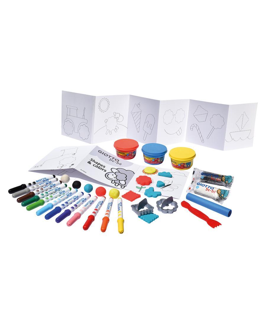 Set creativo giotto be-be para colorear y moldear