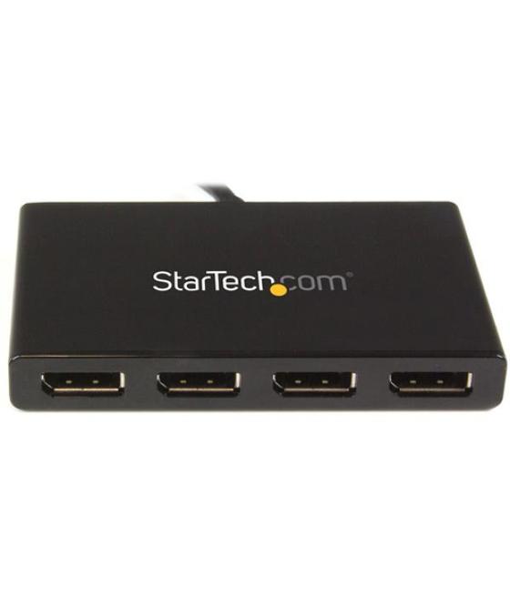 StarTech.com Splitter Multiplicador DP a 4 puertos DisplayPort - Hub MST