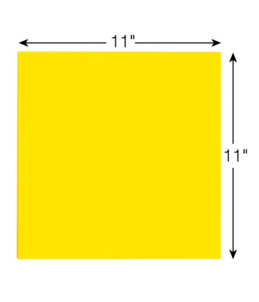 Bloc de notas adhesivas quita y pon post-it super sticky amarillo 30 hojas 279x279 mm