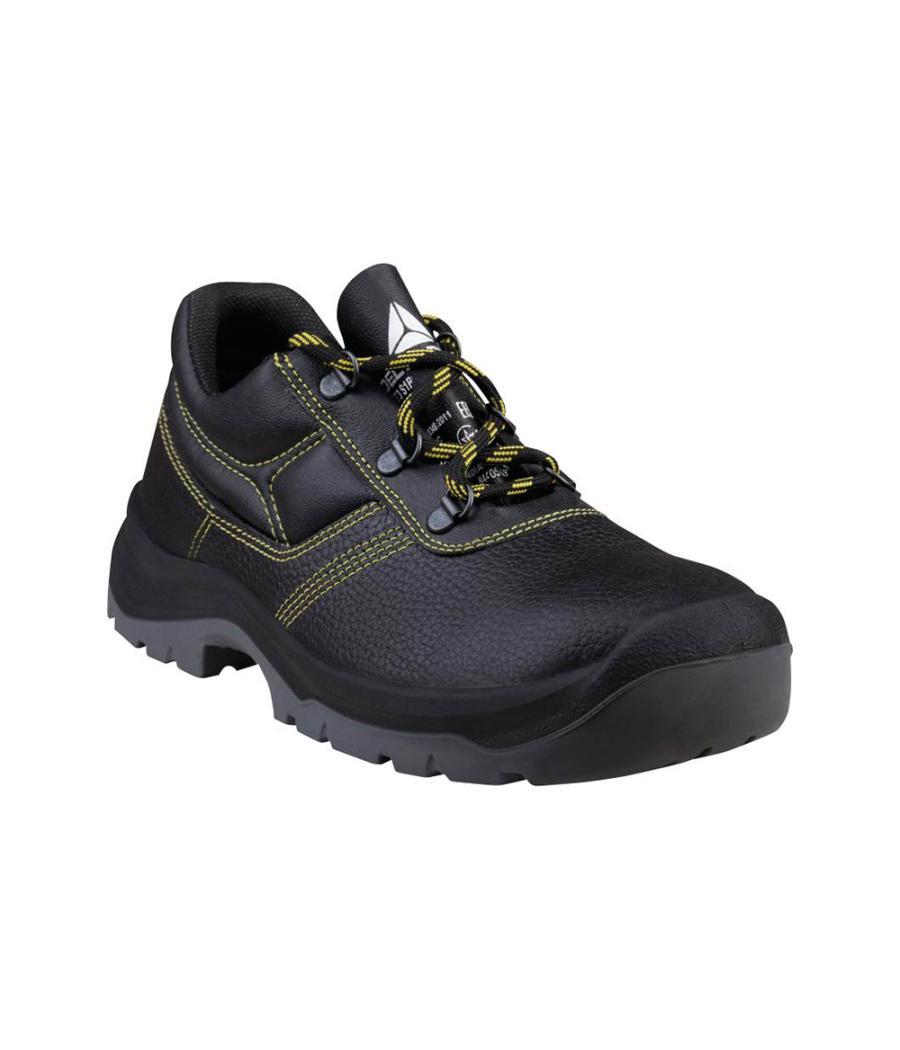 Zapatos de seguridad deltaplus piel crupon pigmentada suela pu bi densidad color negro talla 36