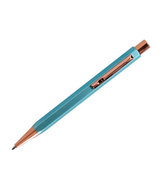 Bolígrafo belius brela cuerpo hexagonal con clip colores pasteles caja de regalo con 3 bolígrafos
