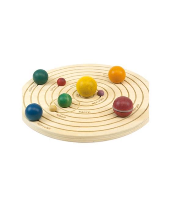 Juego didactico andreutoys sistema solar 3d madera