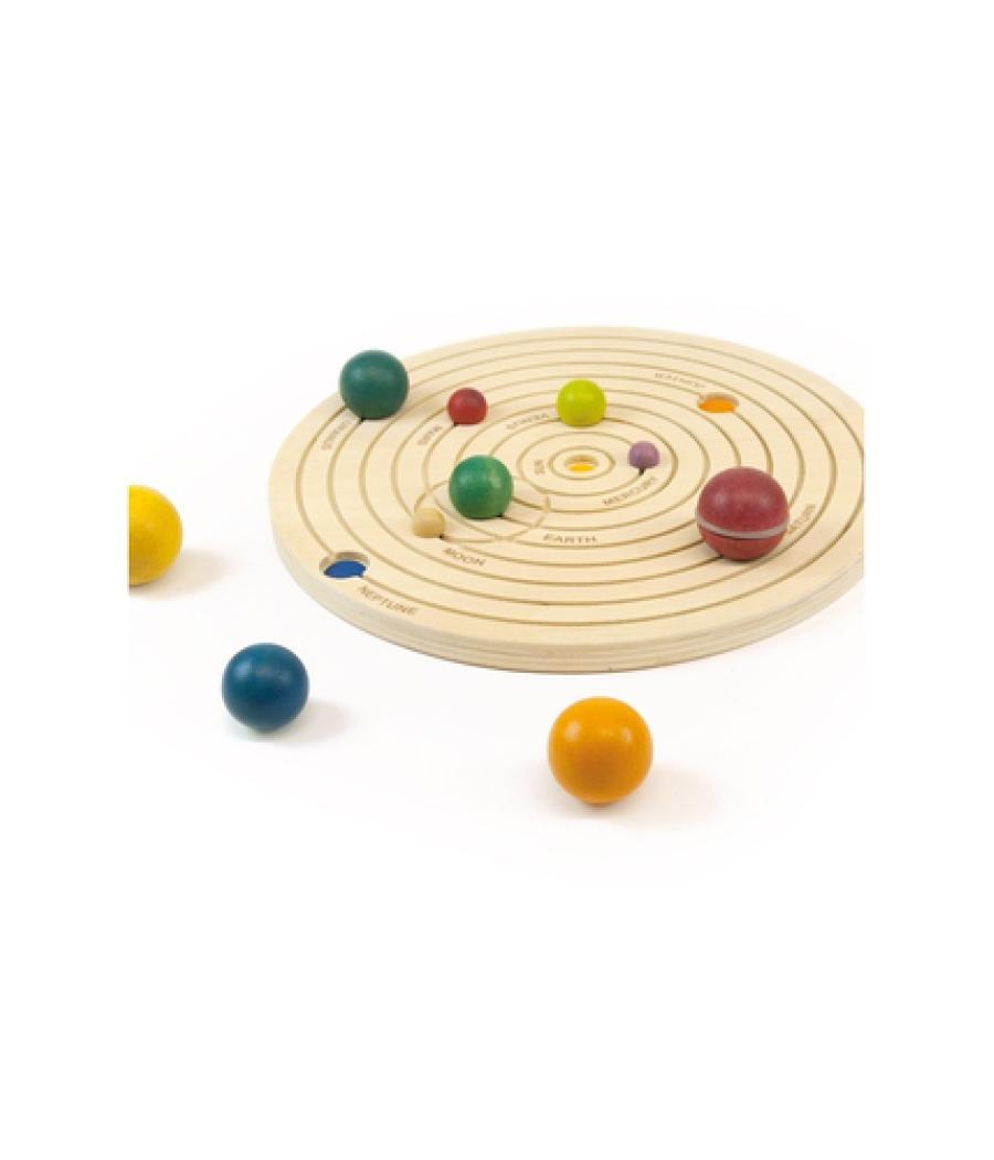 Juego didactico andreutoys sistema solar 3d madera