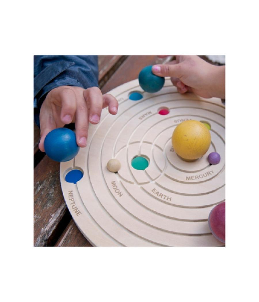 Juego didactico andreutoys sistema solar 3d madera