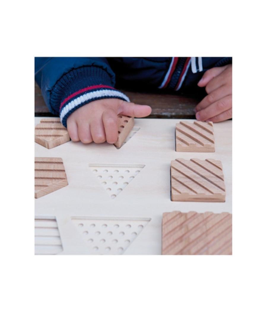 Juego didactico andreutoys formas geosensoriales madera 12 piezas