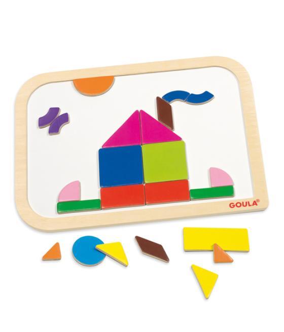 Juego goula didactico magnetic shapes