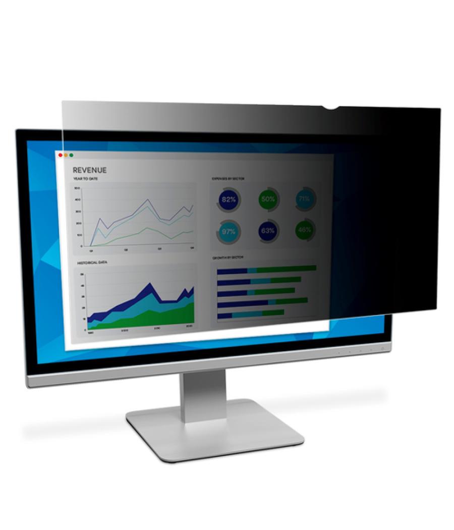 3M Filtro de privacidad de para monitor de escritorio con pantalla panorámica de 20"