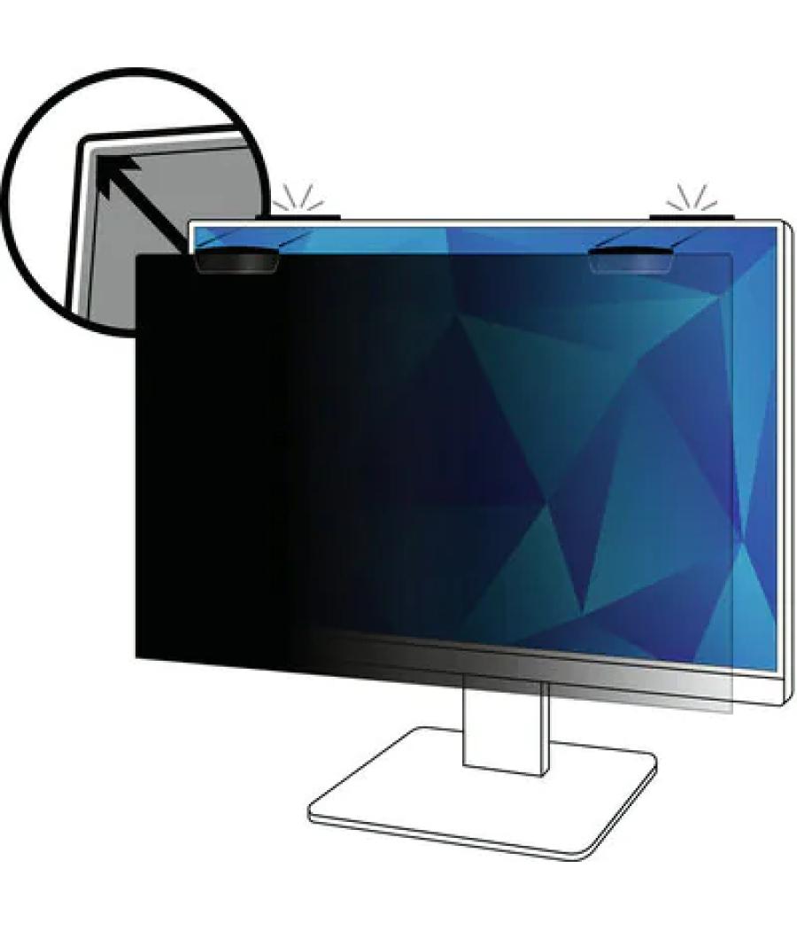 3M Filtro privacidad 21.5 pulg monitor full screen con sujeción magnética COMPLY™, 16:9, PF215W9EM