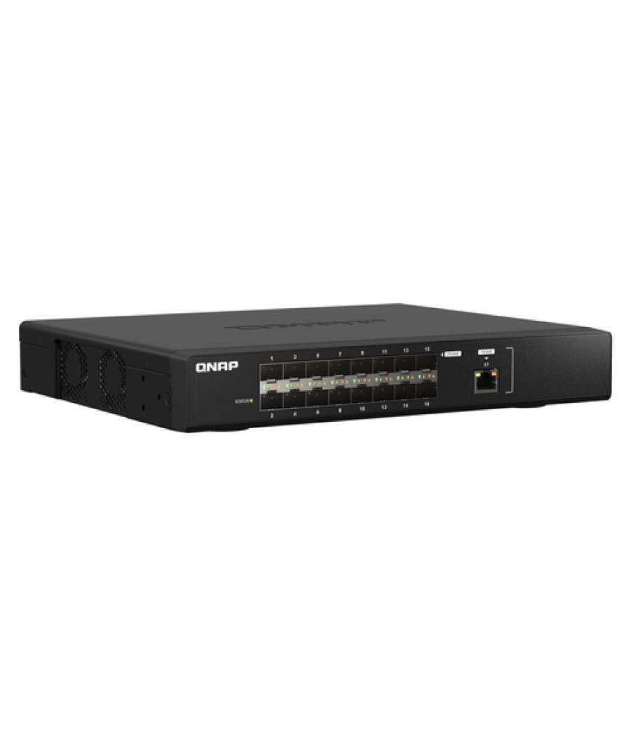 QNAP QSW-M5216-1T switch Gestionado L2 10G Ethernet (100/1000/10000) Negro
