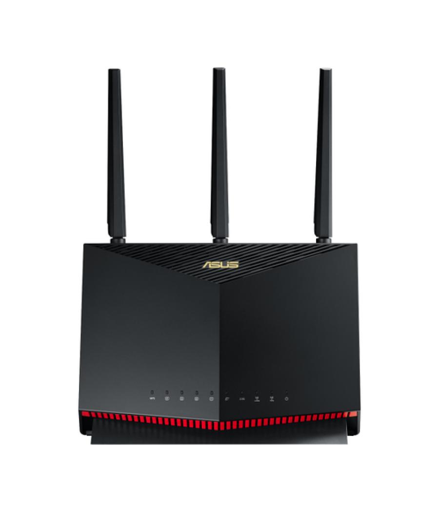 ASUS RT-AX86U Pro router inalámbrico Gigabit Ethernet Doble banda (2,4 GHz / 5 GHz) Negro