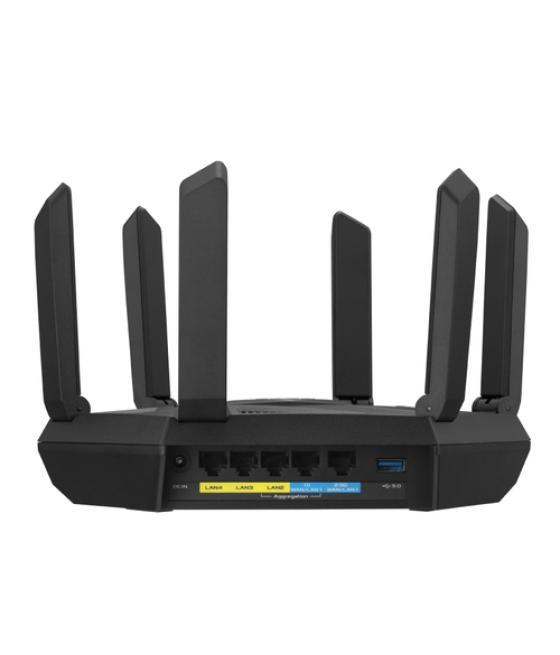 ASUS RT-AXE7800 router inalámbrico Tribanda (2.4 GHz / 5 GHz / 6 GHz) Negro