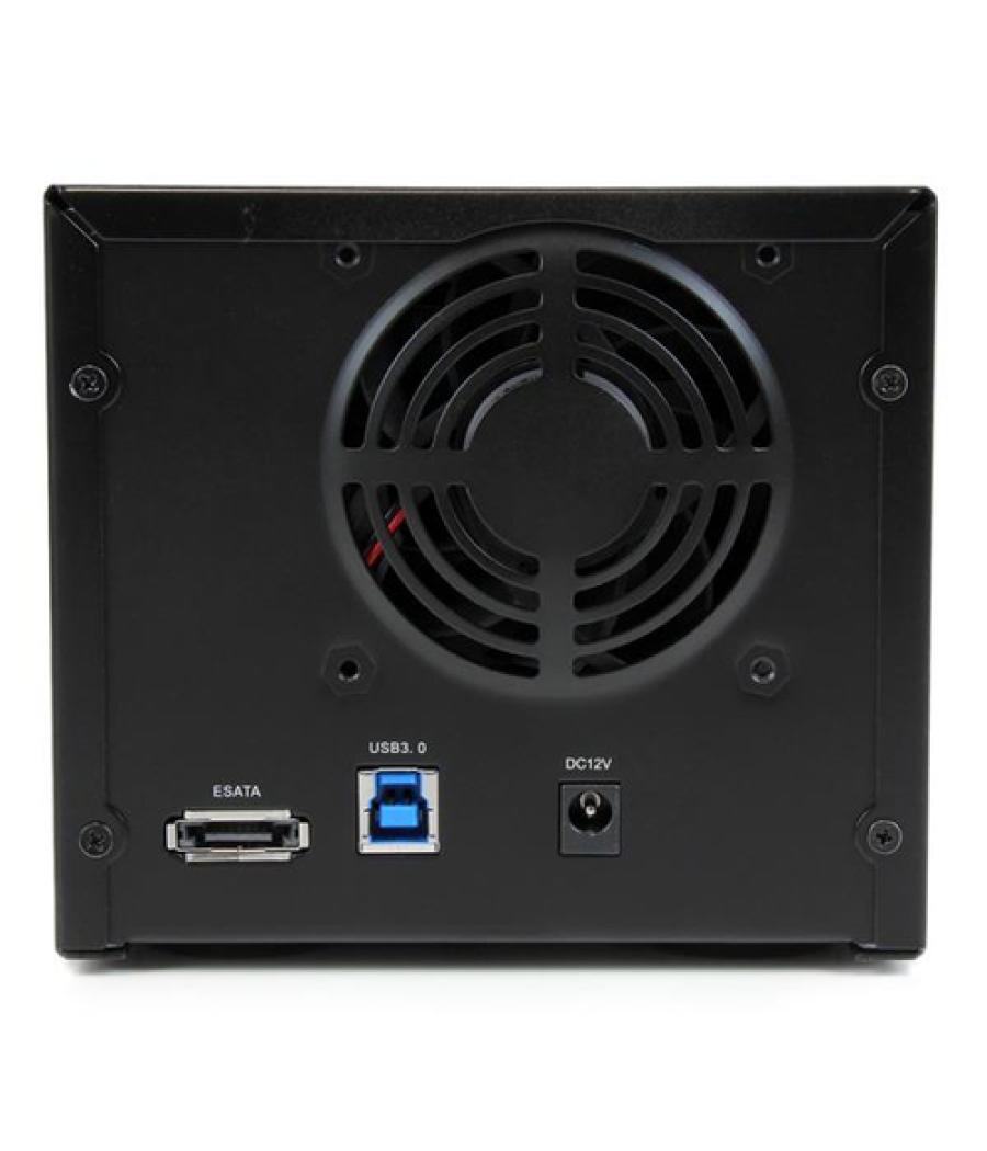 StarTech.com Caja USB 3.0 con UASP y eSATA de Discos Duros con 2 Bahías SATA III Hot-Swap de 3,5 Pulgadas sin Bandeja