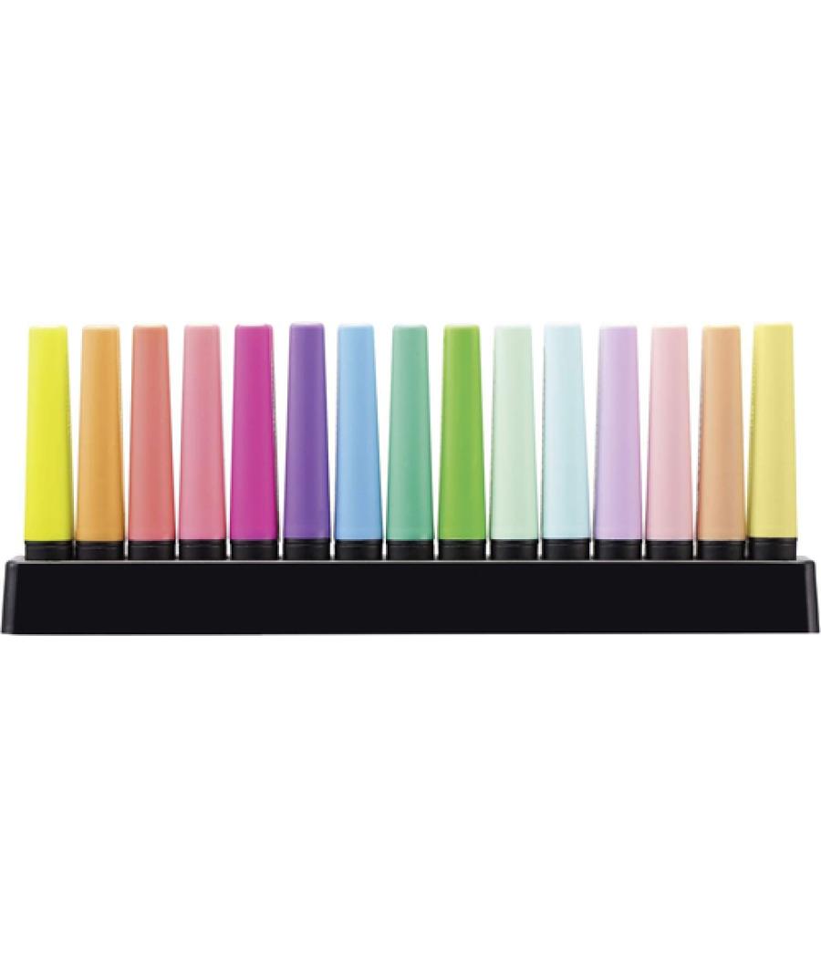 Rotulador stabilo boss fluorescente 70 pastel deskset estuche de 15 unidades colores surtidos