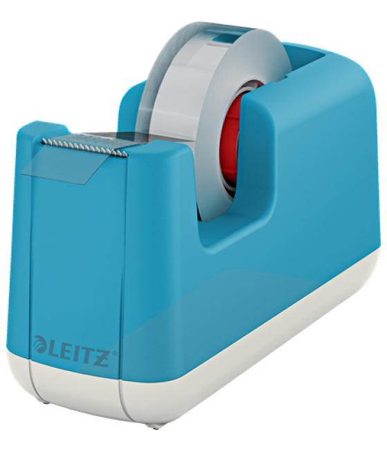 Portarrollo sobremesa leitz cosy plástico para cintas 33 mt color azul