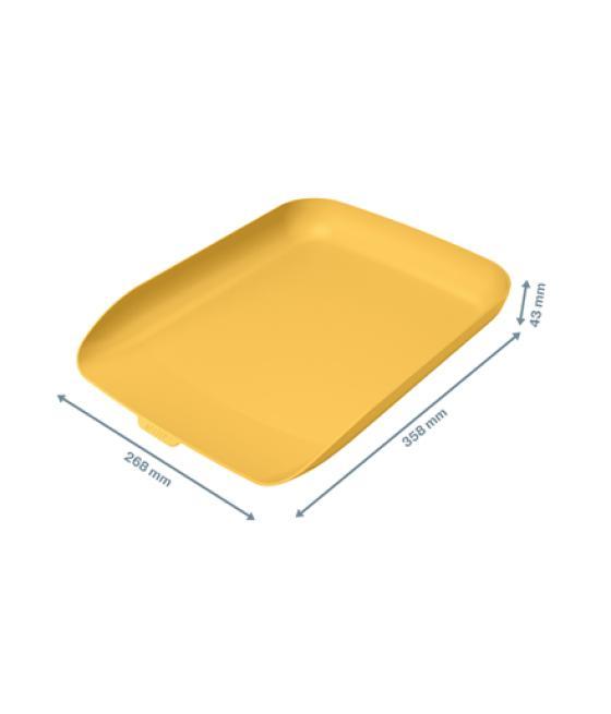 Bandeja sobremesa plástico leitz cosy amarillo 268x126x358 mm