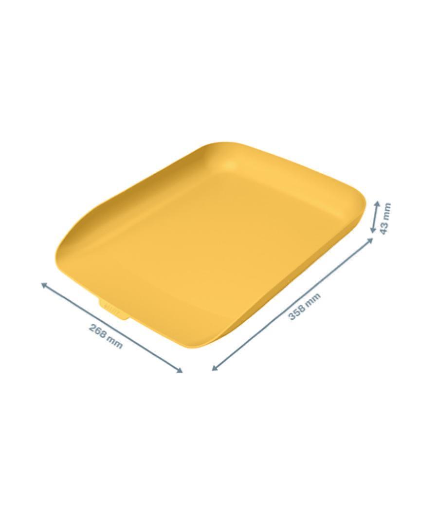 Bandeja sobremesa plástico leitz cosy amarillo 268x126x358 mm